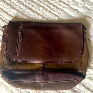 Leather Messenger Bag